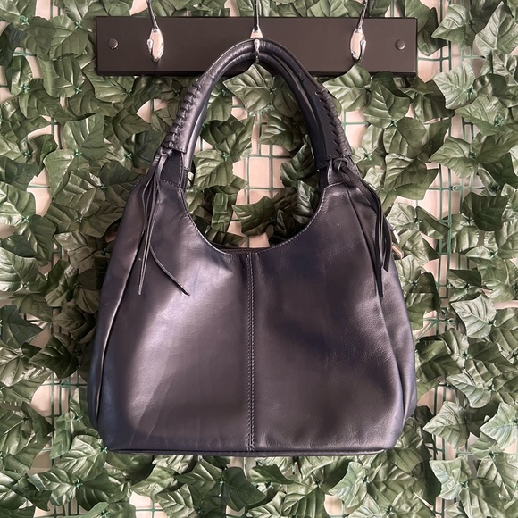 Vera Pelle Handbags - Vera Pelle made in Italy leather handbag bleu navy